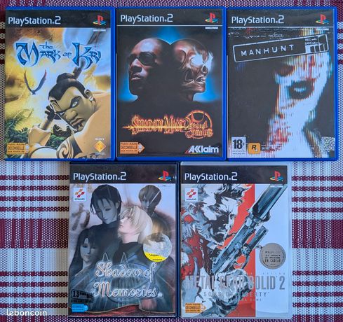 Lot de jeux PS2
