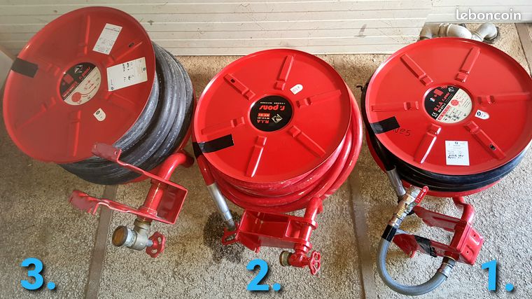 Lot de lance / rouleau incendie