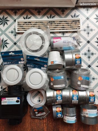 Lot de matériel VMC neuf emballé valeur 130