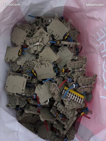 Lot de module de jonction pour tableau électrique sac complet environ 1 kg