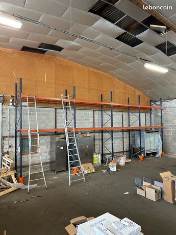 racks à Mecalux 4m80 avec caillebotis galva