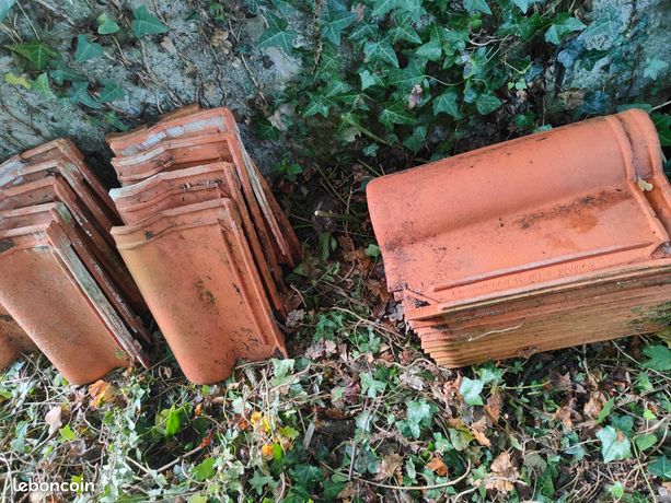 Lot de tuiles romanes roumazières