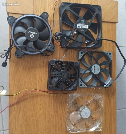 Ventilateurs PC 5 modèles différents