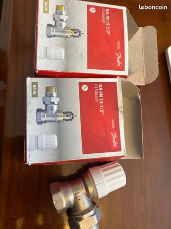 deux corps robinet thermostat que danfoss ra-in 1/2
