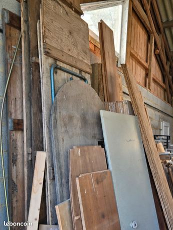 Lot diverses planches bois