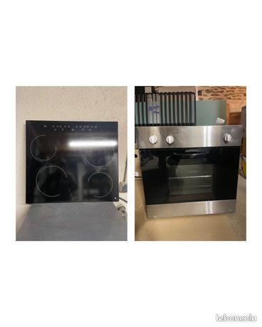 Lot électroménager - Plaque vitrocéramique + Four