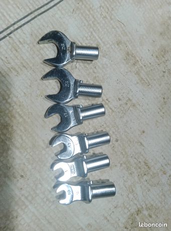 Lot embouts clés dynamométrique