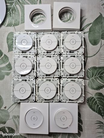 Lot interrupteurs volets roulants Schneider Odace