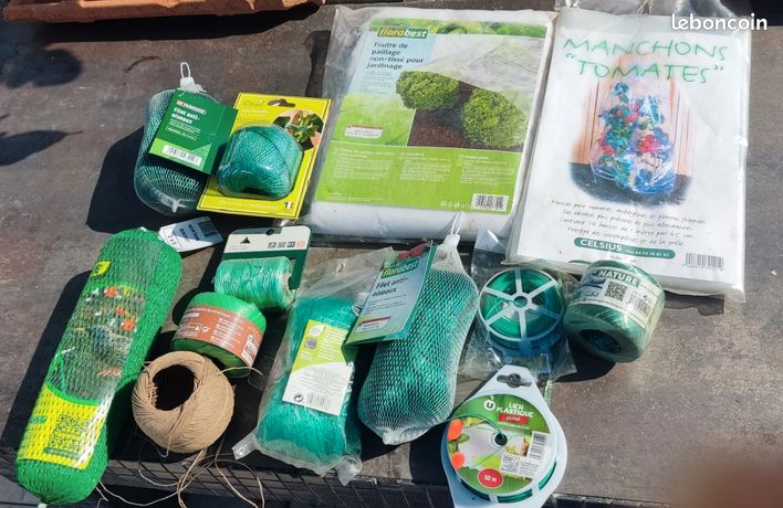 jardinage ficelles filets manchons tomates attaches et pratique