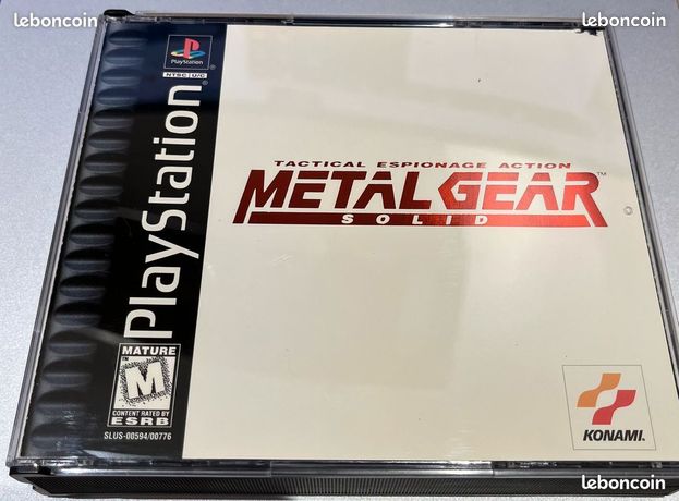Jeux PlayStation PS1 Metal Gear Solid & Casper Versions US NTSC U/C