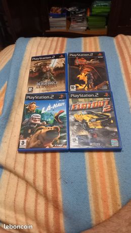 Lot jeux PS2 Sans notice