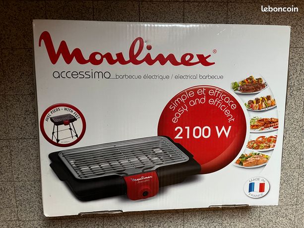 Lot Moulinex Accessimo Barbecue et Plancha Intérieur extérieur