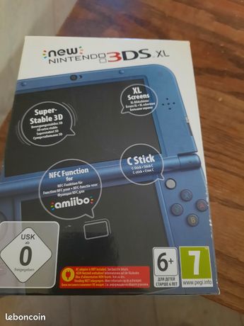 Lot Nintendo 3DS XL avec chargeur et 7 jeux Pokémon