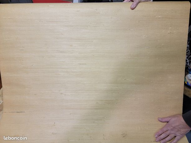 Lot papier peint paille 7neuf +1 juste ouvert