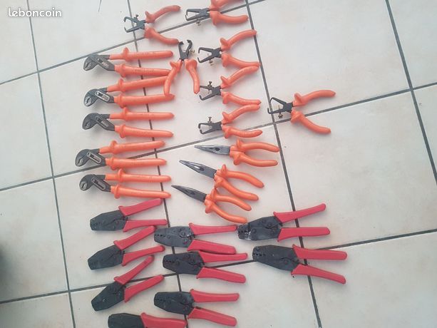 Lot pince électricien derancourt 1000v