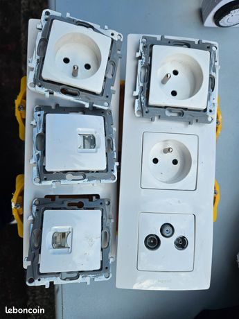 Lot prises électriques