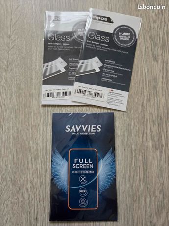 Lot protection avant arrière verre trempé Dipos Savvies Samsung Galaxy S23 s 23 NEUF