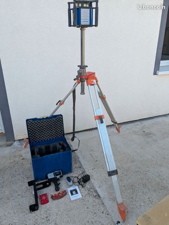 Lot SET laser rotatif HV-R BERNER + trépied wurth