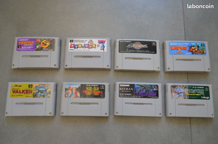 Super Famicom SFC Assault Suits Valken Batman Returns Super Double Dragon Prince of Persia Donkey Kong 2 etc