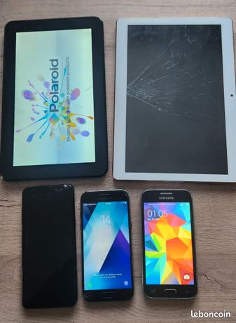 Lot tablettes et smartphones
