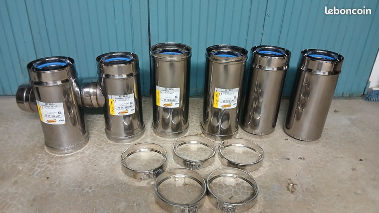 Lot tube concentrique multi Poujoulat Neuf