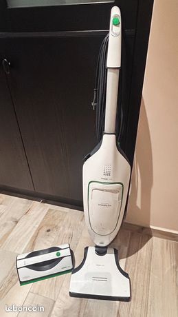 Lot Vorwerk Kobold VK200 + tête laveuse + lave-vitres VG100 Excellent état 800