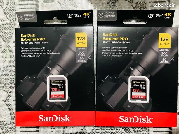 2 Carte SD 128GO