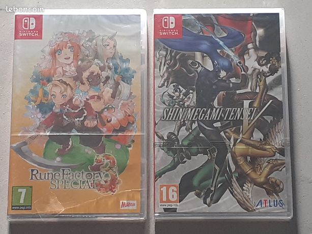 2 jeux switch lisez l'annonçe