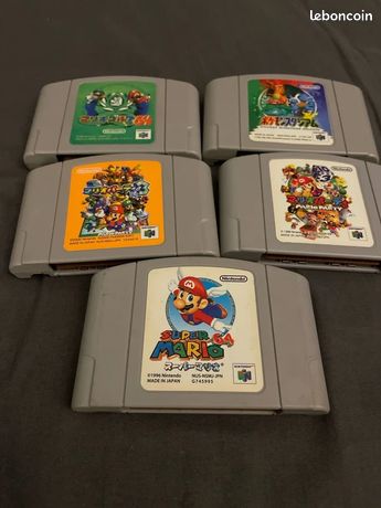 5 jeux Nintendo 64 japonais