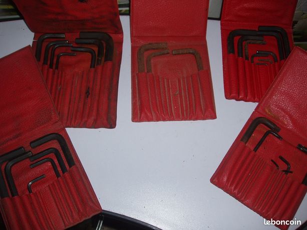 5 pochettes cles allen facom