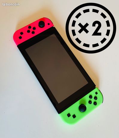deux Nintendo Switch 32Go + chargeurs ment