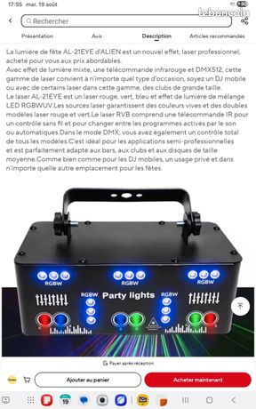 projecteurs laser