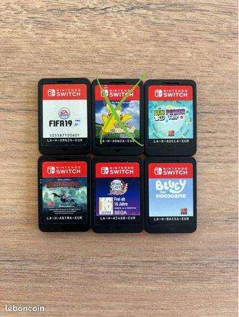jeux switch demon slayer dragons bluey pokemon
