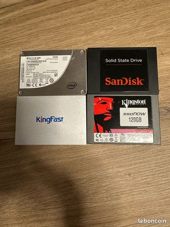 n•2 4 Disques dur SSD 2,5" fonctionnels