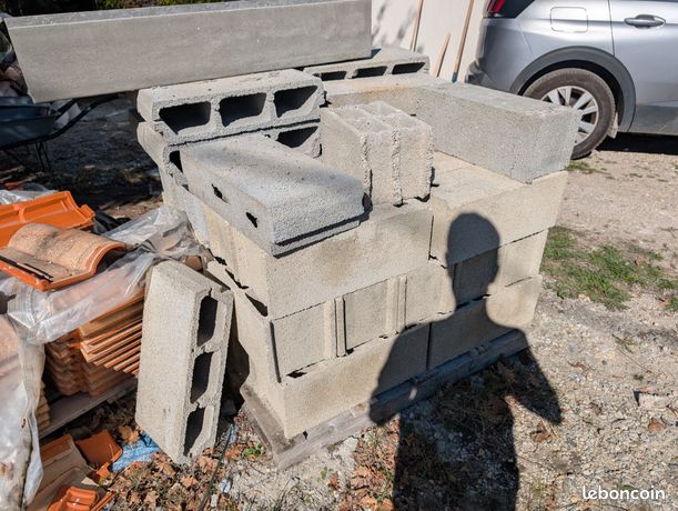 Lots de 30 parpaing 20 x 20 x 50