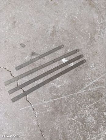 Lots de 4 reglets en inox facom