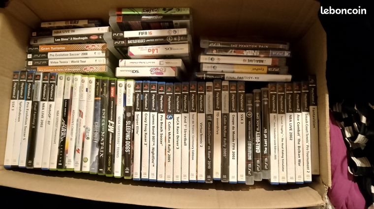 Lots jeux vidéo PlayStation Xbox Nintendo etc