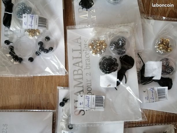 Lots Kit pour 2 bracelets shamballa