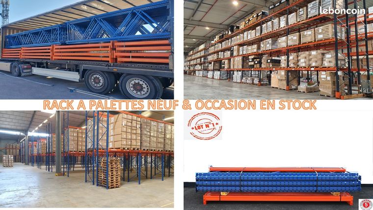 Lots rack a palettes a petit prix - Racks expédiés en 48h