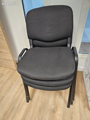Lots 2 chaises accueil bureau