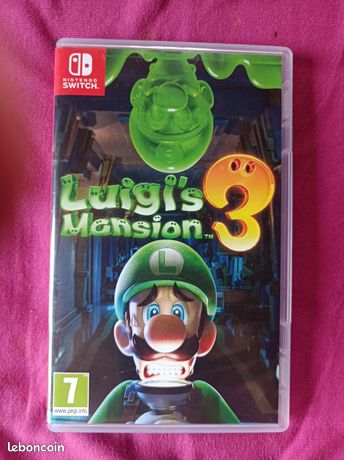 Luigi's mansion 3 nintendo switch 1/2 etat francaise