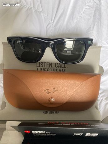 Lunettes de soleil - RAY-BAN - Meta Wayfarer - Noir mat/graphite polaire