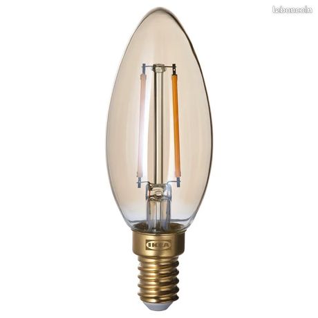 LUNNOM Ampoule LED E14 210 lumens 22 w E14/lustre brun verre clair