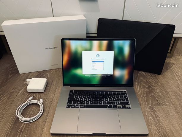 MacBook Pro 16" NEUF ARGUS 1200 / TouchBar i9 écran/batterie/carte mère/ssd/Ram NEUF
