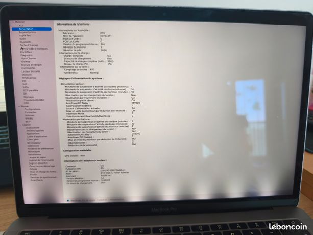 Macbook pro 2017 13 pouces