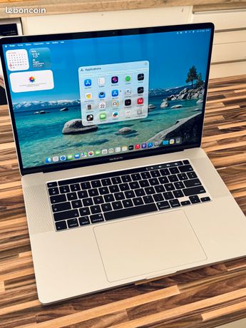 Macbook Pro + Logiciels 16'' i9 64 Go 1T 8 coeurs 2019 AMD 8Go 93 cycles