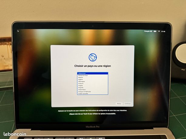 MacBook Pro 13p Ram 8Go SSD 256Go i5 2,3GHz 01/2019