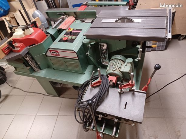 Machine à bois combiné Kity direct drive avec nombreux accessoires
