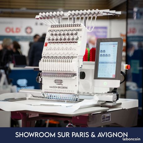 Machine à broder profesionnelle - Idéale pour votre atelier ou marque textile - MAISON BRODERIE