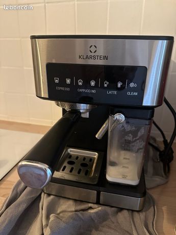 Machine a cafe avec mousseur a lait klarstein